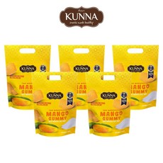 쿤나 KUNNA 태국 마하차녹 망고젤리 망고구미 300G, 5개