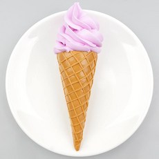 소프트 아이스크림 모형 블루베리 17.5cm 디저트 카페 베이커리 음식모형 UR