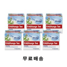미볼리스 감기 차(12x2g) 6개 무료배송 / Mivolis Arznei-Tee Erkaeltungstee 24 g, 12개입, 2g