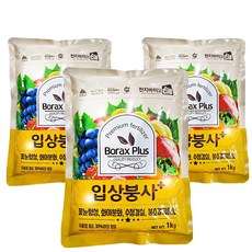 파머스케어 입상붕사 1kg 3포 배추 마늘 고추 양파 붕사 붕소 전용 복합비료 비료, 3개