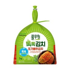 풀무원 톡톡 포기 김치, 1kg, 1개