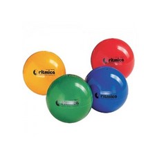 [2개묶음 할인]키드짐 리듬체조볼 4개세트 지름17.5cm 적색 노랑 JJWS-65293 키드짐 리듬체조볼