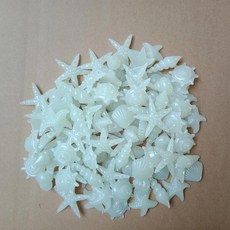 불가사리 소라 모양 발광 돌 조개 형광 자갈 물고기 탱크 어항, 4.Glow stone White, 1개