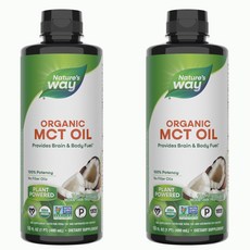 네이쳐스웨이 MCT 오일 브레인 앤 바디 퓨얼 비건 키토, 480ml, 2개