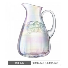 영국 LSA 펄 레인보우 진주 무지개 잔 레드 와인 잔 샴페인 글래스 그라디언트 스파클링 디켄터 디켄팅 디캔팅, 주전자 2.2Lml