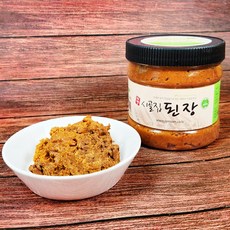 국내산 콩과 천일염으로 만든 재래식 시골집 된장, 1개, 1kg