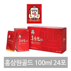 정관장 홍삼원골드 100mlx24포 4세트, 2L, 4개