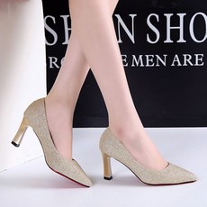 NS 여성 스틸레토 펌프스 패션 하이힐 5cm 8cm