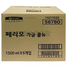 56780 페리오 가글 쿨뉴 1500ml X 6개입 타르 색소 무첨가