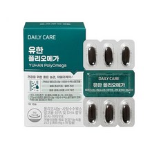 유한양행 폴리오메가 (폴리코사놀+rTG오메가3), 30캡슐, 1개