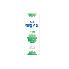 매일유업 저지방우유1%, 200ml, 24개