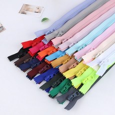 짱패브릭 5호 베이직 비슬론 지퍼-30cm, 1개, 네온그린