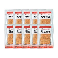 정화식품 핫오징어 35g 10봉, 10개