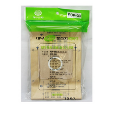 대우청소기 먼지봉투/RCP-33/방충.방균 종이필터, 1개