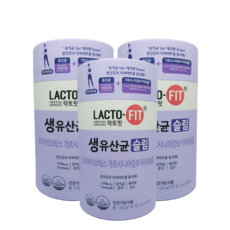종근당 건강 락토핏 다이어트 생유산균 슬림 60포 3통, 360g, 1개