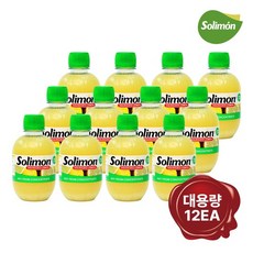 [솔리몬] 스페인 착즙 레몬즙 280mlX12개, 280ml, 12개