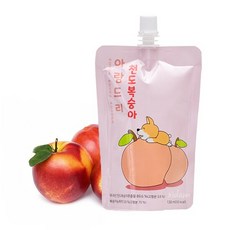 아람드리 천도복숭아 주스 (138ml*10입) x 2박스, 138ml, 20개