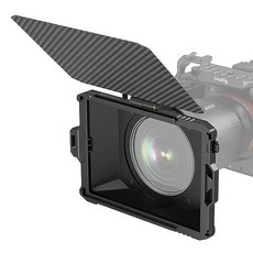 smallrig 미니 매트 박스 라이트 탄소 섬유 상단 플래그가 있는 dslr 매트 박스 67mm72mm77mm82mm95mm 렌즈용 4x5.65 필터원형 필터용 - 3575