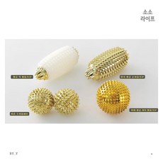 아빠선물 휴대용 황금 지압볼 마사지볼 손바닥 수지침볼 손지압, 황금 옥 혈침기1P, 1개