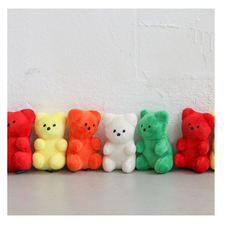 바잇미 강아지 젤리곰 장난감 (삑삑) 329066, 오렌지