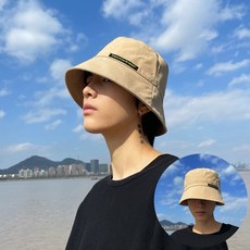 레이블링 여름페도라햇 모자 트렌드 청년 버킷햇 레쉬 썬캡