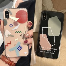 아이폰 전기종 독특한 감성 커플 젤리 케이스 모음