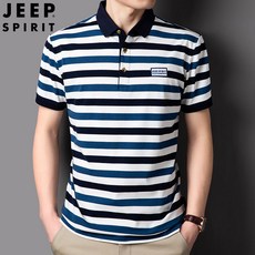 지프 스피릿 반팔티 남자 여름 새로운 남성 반팔 티셔츠 탑 캐주얼 심플 폴 셔츠 패션 남성 티셔츠 15596