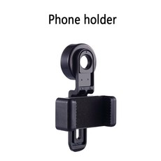 50000M 망원경 전문 쌍안경 200x25 미니 휴대용 접는 쌍안경 고 줌 저조도 야간 투시경 망원경, 200x25 폰 홀더, 협력사