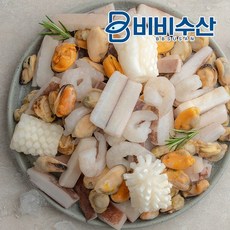 [KT알파쇼핑][비비수산] 깔끔손질 해물모둠 600gX2팩, 600g, 2개