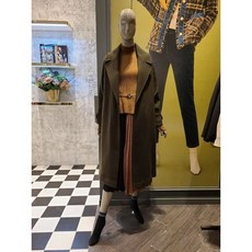 [갤러리아] 시슬리[18F/W] 루즈핏 카키코트 SACTD9861