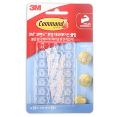 코맨드투명 테코레이션클립14x17mm 걸이 후크 훅크 벽핀 고리+ar;ud*, ★-정품;상품선택-☆, ★-정품;상품선택-☆