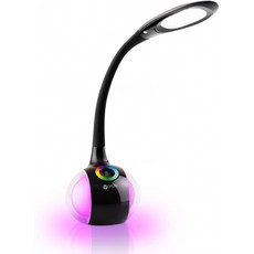 색깔 변화 기초를 가진 OttLite LED 책상용 램프 검정, 단일상품