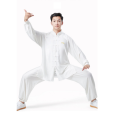 태극권 쿵후 우슈 도복 경기복 실크혼합 중국 무술