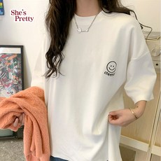 [쉬즈프리티] 치즈 스마일 티셔츠