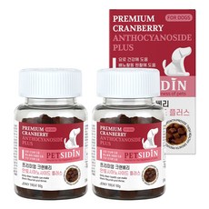 펫시딘 강아지 크랜베리 안토시아노사이드 요로 방광 건강 영양제, 2개, 요로 건강