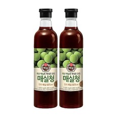 백설 매실청 1.025kg 2개