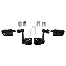 혼다 골드 윙 GL1800 전용 오토바이 컨트롤 발 받침대 22mm 30mm, 01 Black, 1개