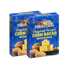 페이머스 데이브 콘 브레드 믹스 Famous Dave's Corn Bread Mix 15 oz. Box (2 Boxes of 15 Oz), 425g, 2개