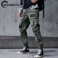 카고 바지 남성 블랙 힙합 Streetwear 패션 코튼 조깅 스선 팬츠 캐주얼 하렘 바지 여름 하라주쿠 조수 의류