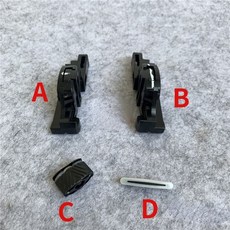  지프 레니게이드 호환 지붕 선 루프 프레임 와이어 왼쪽 오른쪽 브래킷 고무 부두 슬라이드 레일 고무 블록 수리 부품 58, a 