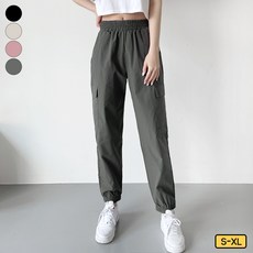 가비진 남녀공용 아노락 밴딩 카고 조거 - 이미지 8