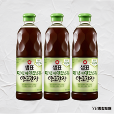 샘표 저염간장 맛있게 염도낮은 양조간장 860ml 3병, 1개