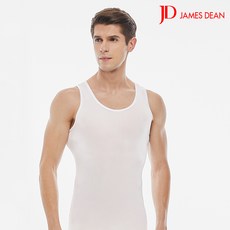 제임스딘 남성 런닝 5종 민소매 메리야스 면100 백색 화이트