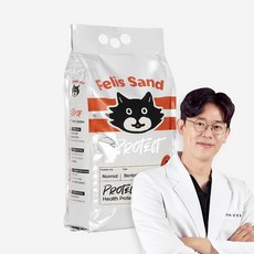 닥터펠리스 펠리스샌드 프로텍트 4kg 고양이모래 화이트 벤토나이트 김명철 수의사, 1개
