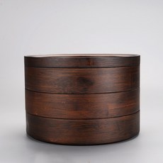 전통 공예 선반 보이차 대나무 고급 디자인 차 통 밀폐 보관함 선반 도구, D, 1개