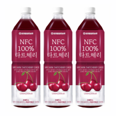 참앤들황토농원 NFC 착즙 타트체리주스, 1L, 9개