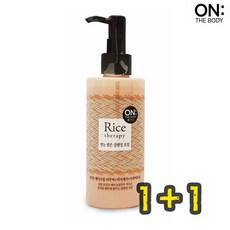 K뷰티 1+1 끈적임 없이 산뜻한 온더바디 쌀눈밝은 클렌징오일200ml, 1세트, 200ml