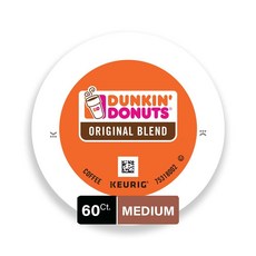 Dunkin' Donuts 던킨 도너츠 오리지날 블렌드 큐리그 커피 캡슐 72개입 Medium Roast, 72캡슐