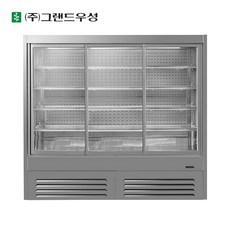 그랜드우성 반찬쇼케이스 1800 골드스텐 고급형 미닫이 GWBGVZ18WSDF, 올스텐