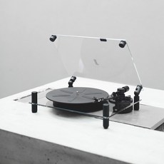 트랜스페어런트 투명 턴테이블 LP 플레이어 TRANSPARENT TURNTABLE